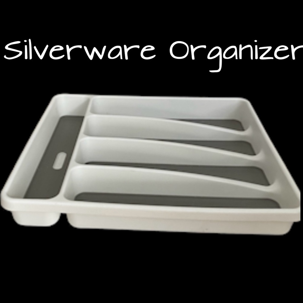 Silverware Organizer for Kitchen Drawers, 5 Compartments